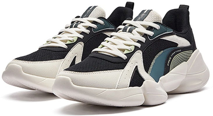 ERKE Xtep Cushioning Non-Slip Wear-Resistant Low 'Black Green Comfort' 51122102246-003 Order ERKE Xtep Cushioning Non-Slip Wear-Resistant Low 'Black Green Comfort' 51122102246-003