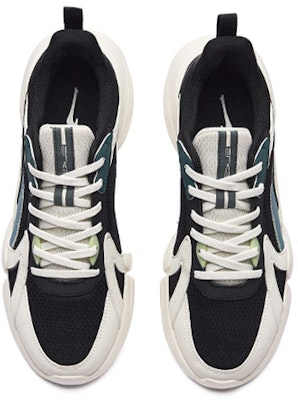 ERKE Xtep Cushioning Non-Slip Wear-Resistant Low 'Black Green Comfort' 51122102246-003 Lookbook ERKE Xtep Cushioning Non-Slip Wear-Resistant Low 'Black Green Comfort' 51122102246-003