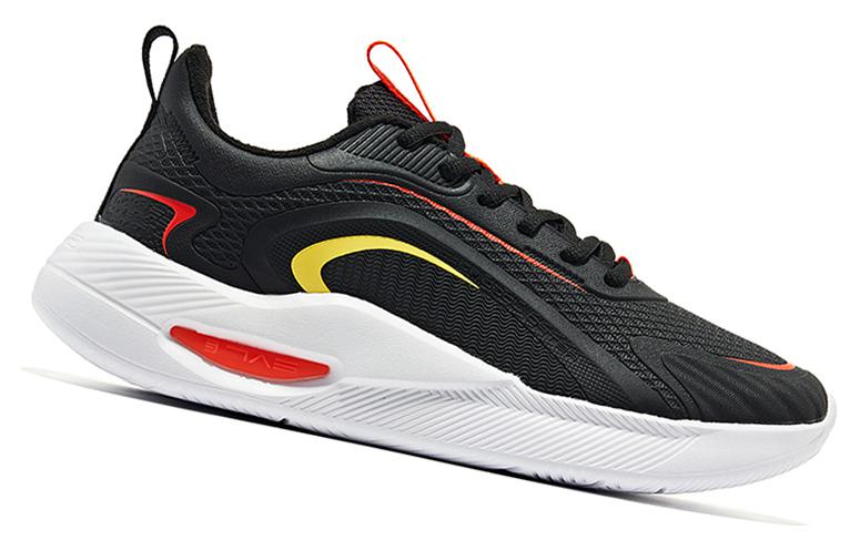 ERKE Xtep Cushioning Running Low-Top 'Black Red' 圖 2