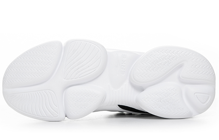 Details for 鴻星爾克 緩震 科技 耐磨 低筒 跑步鞋 男款 黑白