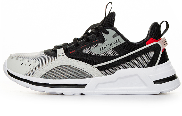 Buy ERKE Xtep Teknologi Bantalan Sepatu Lari Low Top 'Hitam Merah' 11121220088-005