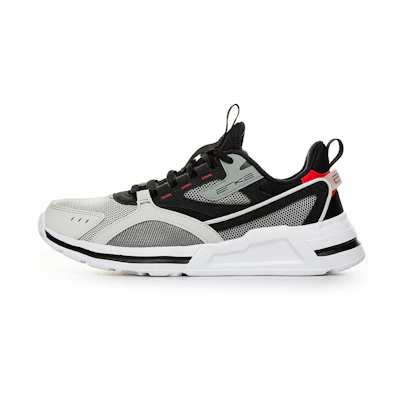 ERKE Xtep Cushioning Technology Low Top Running Shoe 'Black Red'