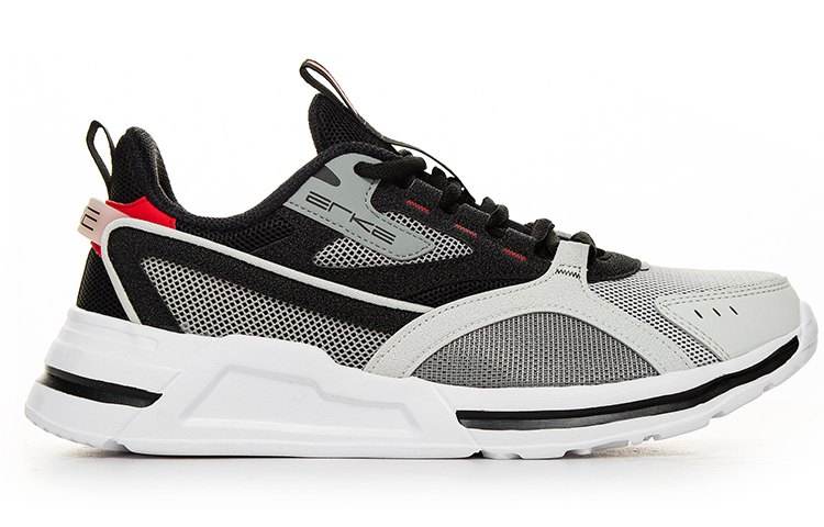 ERKE Xtep Cushioning Technology Low Top Running Shoe 'Black Red' 圖 2