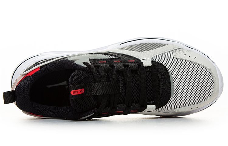 ERKE Xtep Cushioning Technology Low Top Running Shoe 'Black Red' 圖 4