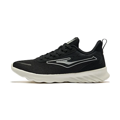 ERKE Xtep Fashion Versatile Low-Top Running Shoe 'Black Silver'