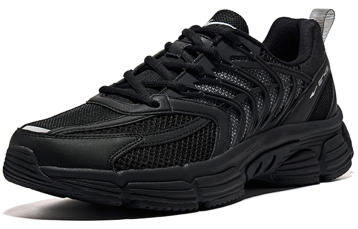 ERKE Xtep Fishbone Retro Low 'Black'