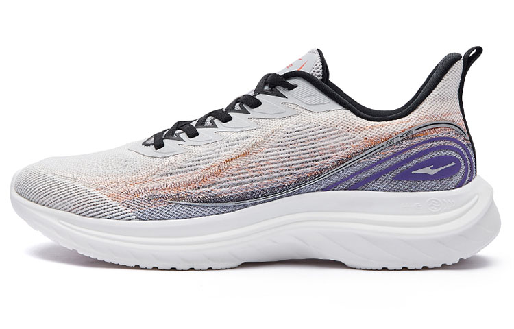 ERKE XTEP Flash 'Comfort Breathable Low-Top Running Grey Purple' 51122103297-105