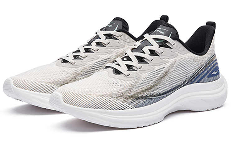 Order 鸿星尔克 閃電 舒適 透氣 低幫 跑步鞋 男款 灰藍