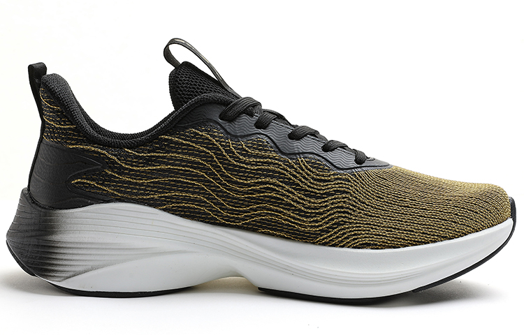 Order 鴻星爾克 彈力系列 輕便 低筒 跑步鞋 男款 黑金