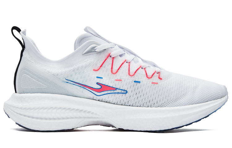 Order 鴻星爾克 奇彈絕塵1.0 炁碳板科技 減震防滑耐磨 低幫 跑步鞋 白藍