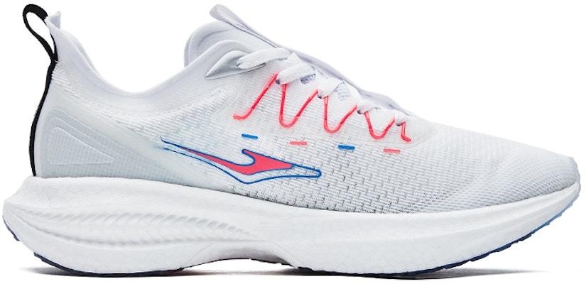 鴻星爾克 奇彈絕塵1.0 炁碳板科技 減震防滑耐磨 低幫 跑步鞋 白藍 Order 鴻星爾克 奇彈絕塵1.0 炁碳板科技 減震防滑耐磨 低幫 跑步鞋 白藍