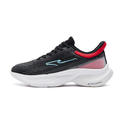 ERKE Xtep Flash Knit Low 'Black Red'