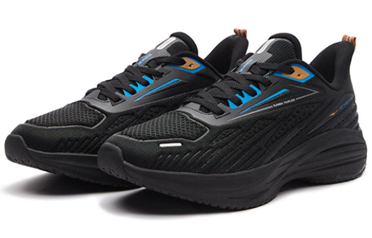 ERKE Xtep Fly Hawk Low 'Black Blue' 圖 2