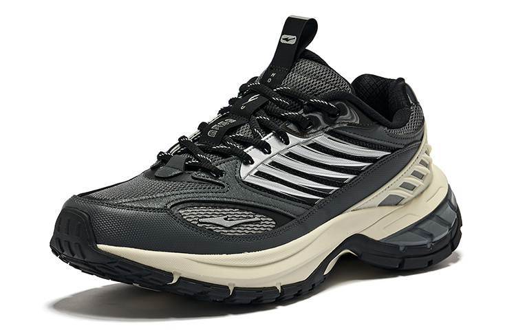 Lookbook ERKE Xtep Flying Feather 'Gris Carbón y Negro Verdadero' 11124102062-107