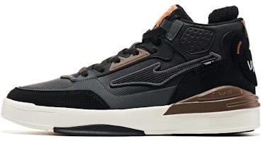 ERKE XTEP High-Top Skate Shoes 'Black Brown' 91122401027-005 ERKE XTEP High-Top Skate Shoes 'Black Brown' 91122401027-005
