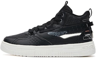 ERKE Xtep High-Top Skate Shoes 'Black White' 51122301447-004 ERKE Xtep High-Top Skate Shoes 'Black White' 51122301447-004