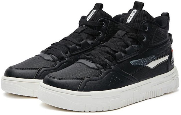 ERKE Xtep Sepatu Skate High-Top 'Hitam Putih' 51122301447-004 Lookbook ERKE Xtep Sepatu Skate High-Top 'Hitam Putih' 51122301447-004