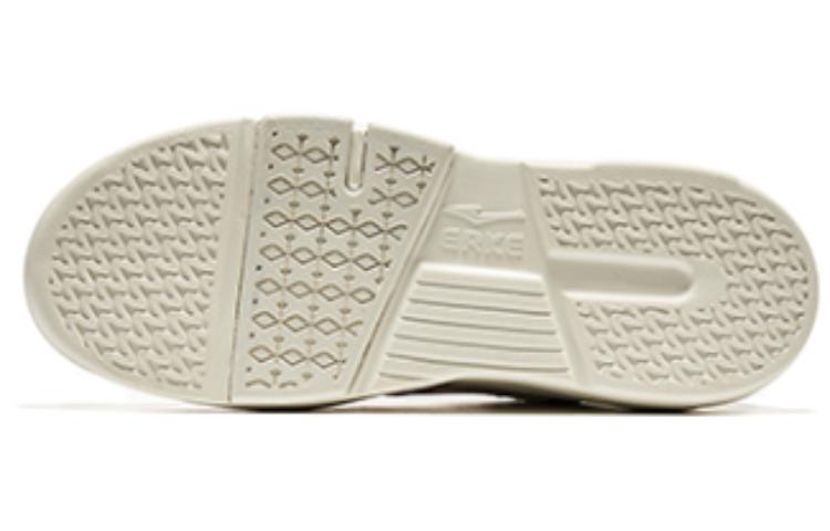 ERKE Xtep High-Top Skate Shoes 'Crystal White Iron Grey' 圖 5