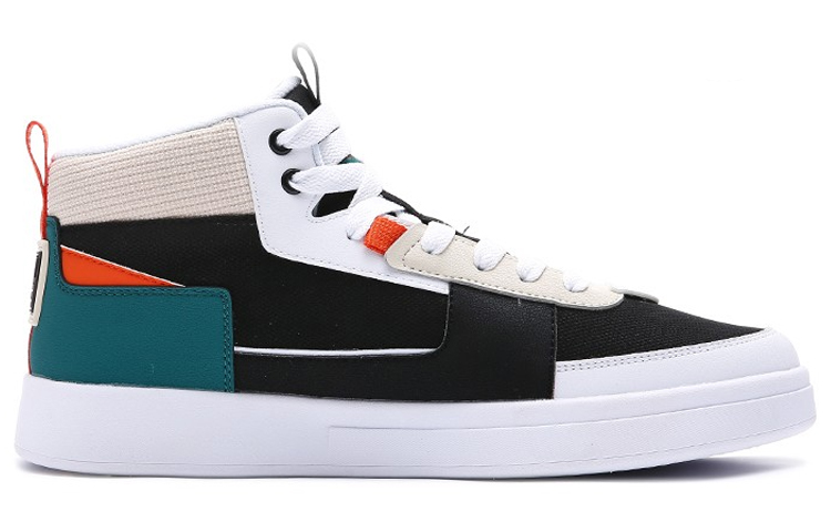 ERKE Xtep High-Top Skate Shoes 'Solid Black' 圖 2