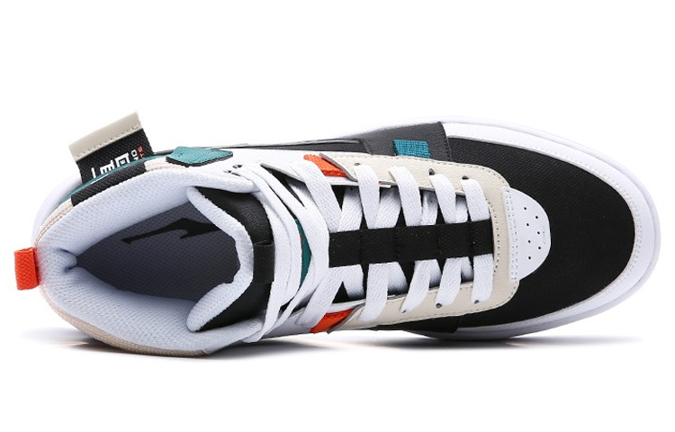 ERKE Xtep High-Top Skate Shoes 'Solid Black' 圖 3