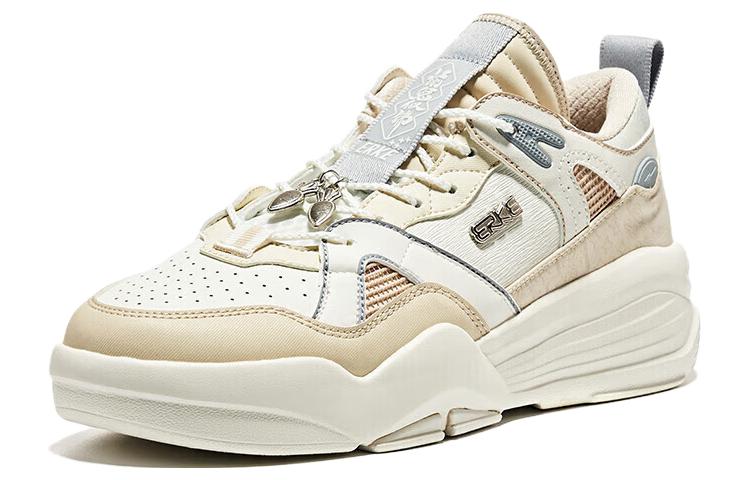 ERKE Xtep High Top Skate Shoes 'Micro Crystal White Warm Linen' 圖 2