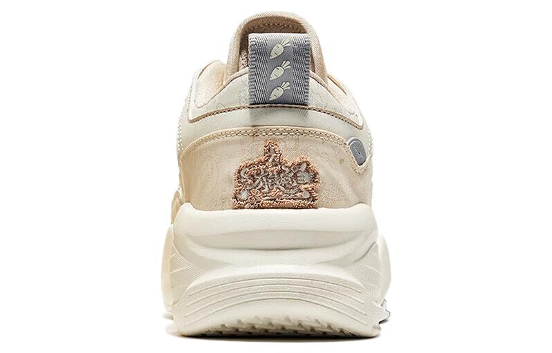 ERKE Xtep High Top Skate Shoes 'Micro Crystal White Warm Linen' 圖 5