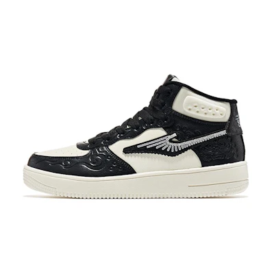 ERKE Xtep High Top Skate Shoes 'White Black'