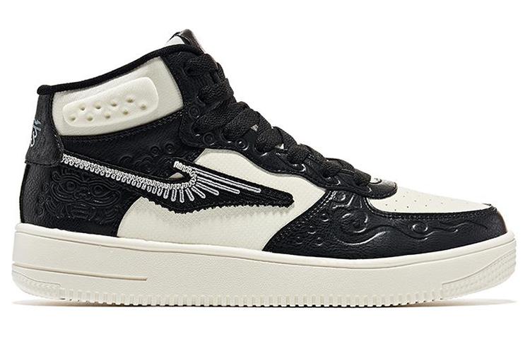 Order ERKE Xtep ハイトップスケートシューズ 'ホワイト ブラック' 51122401114-001 51122401114-001