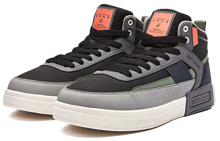 ERKE Xtep Hurricane High 'Black Grey' 圖 2