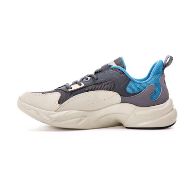 ERKE Xtep Jogging Shoe 'Carbon Grey/Smoke/Coral Orange'