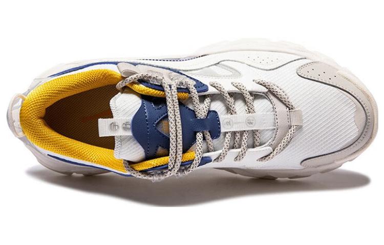 Shop 鸿星尔克 Xtep 昆仑元素跑鞋 '晶白烟蓝' 11122320255-004