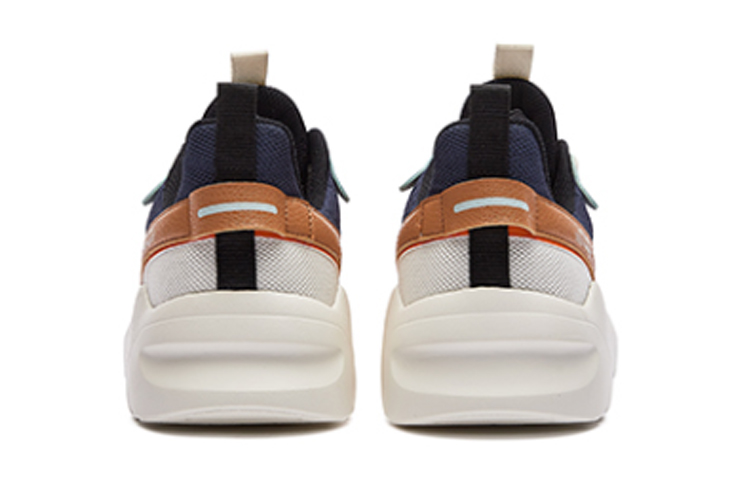 ERKE XTEP Leather Splicing Low-Top Running Shoes 'Rubber Bud White' 圖 4