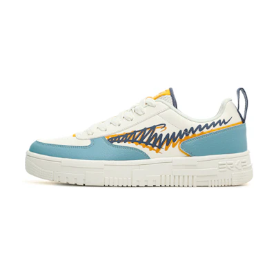 ERKE Xtep Lingbo Low Top 'White Blue Retro'
