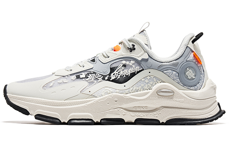 ERKE XTEP Low-Top Running Shoes 'White Grey'