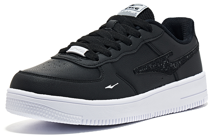 ERKE Xtep Low-top Skateboard Shoes 'Black White' 圖 3