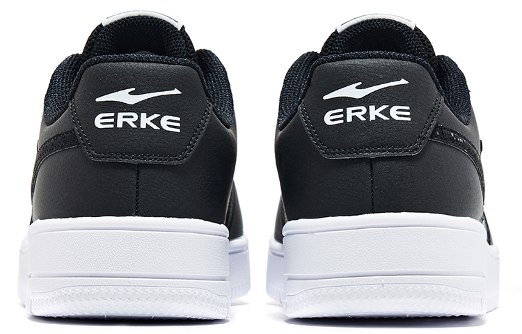 ERKE Xtep Low-top Skateboard Shoes 'Black White' 圖 4