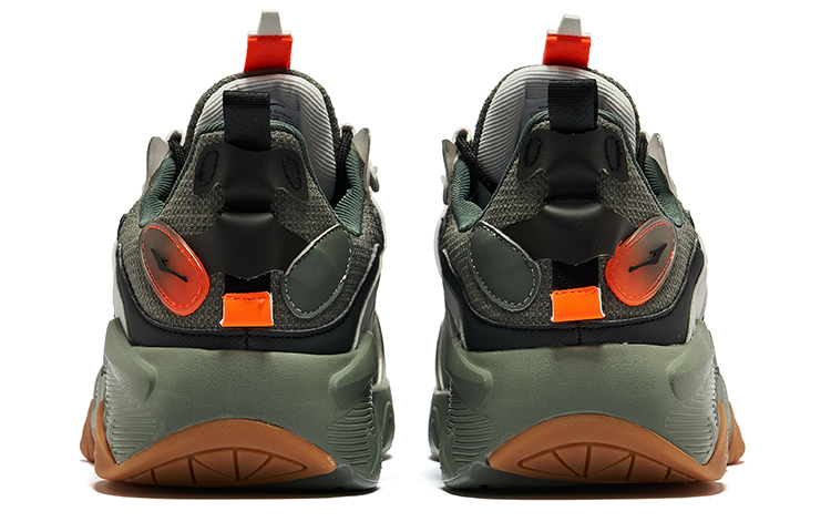 ERKE XTEP Low 'Grey Stone Green Fluorescent Orange' 圖 4