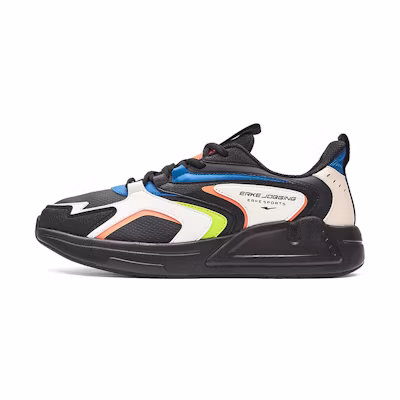 ERKE Xtep Low 'Rainbow Bottom Black'