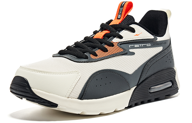 Lookbook ERKE XTEP Low 'Putih Kelabu Oren Bercahaya' 11122120403-001