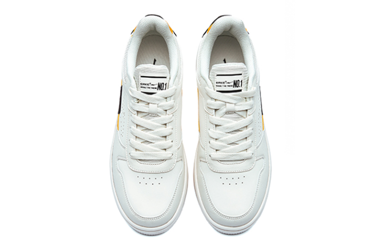 ERKE XTEP Low Top 'White Yellow' 圖 3