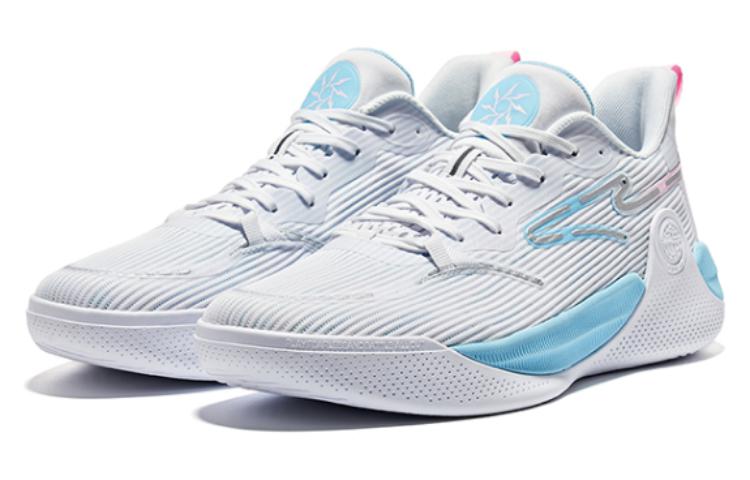 Order 鸿星尔克特步低帮篮球鞋‘白蓝’ 51123204161-001