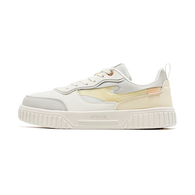 ERKE XTEP Low Top Skateboard Sneakers 'White'