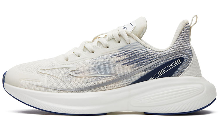 ERKE Xtep Mesh Lightweight Breathable Low-Top Running Shoe 'White Blue'