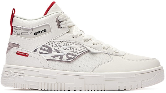 鸿星尔克 Xtep 中帮滑板鞋 '电池熊猫 白红' 51121401111-001 Order 鸿星尔克 Xtep 中帮滑板鞋 '电池熊猫 白红' 51121401111-001