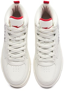 鸿星尔克 Xtep 中帮滑板鞋 '电池熊猫 白红' 51121401111-001 Lookbook 鸿星尔克 Xtep 中帮滑板鞋 '电池熊猫 白红' 51121401111-001