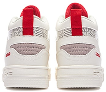 鸿星尔克 Xtep 中帮滑板鞋 '电池熊猫 白红' 51121401111-001 Shop 鸿星尔克 Xtep 中帮滑板鞋 '电池熊猫 白红' 51121401111-001