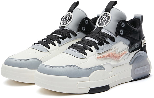 Kasut Papan Luncur ERKE Xtep Mid-Top 'Kelabu Putih' 51122301415-005 Order Kasut Papan Luncur ERKE Xtep Mid-Top 'Kelabu Putih' 51122301415-005