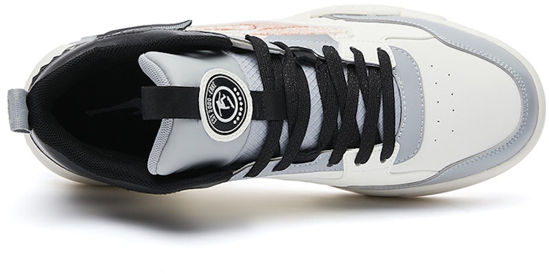 Kasut Papan Luncur ERKE Xtep Mid-Top 'Kelabu Putih' 51122301415-005 Lookbook Kasut Papan Luncur ERKE Xtep Mid-Top 'Kelabu Putih' 51122301415-005