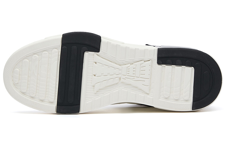 Shop ERKE Xtep Mid-Top Skateboard Shoes 'Grey White' 51122301415-005