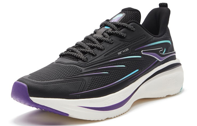 Order 鸿星尔克 Xtep Power Nexus Low '黑紫配色' 51122303070-001